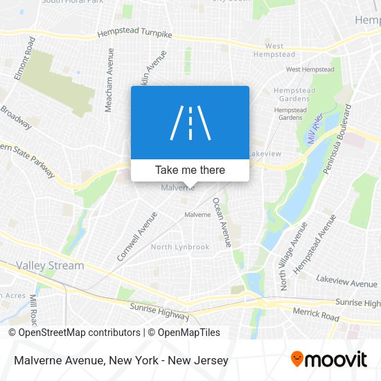 Mapa de Malverne Avenue