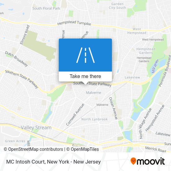 Mapa de MC Intosh Court