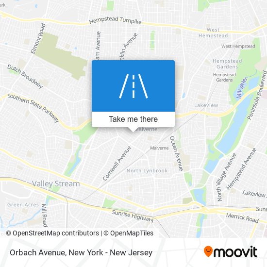 Orbach Avenue map