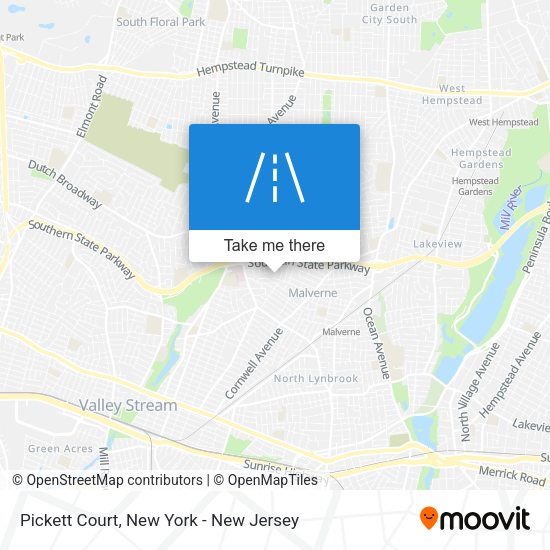 Pickett Court map