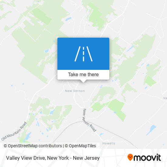 Valley View Drive map