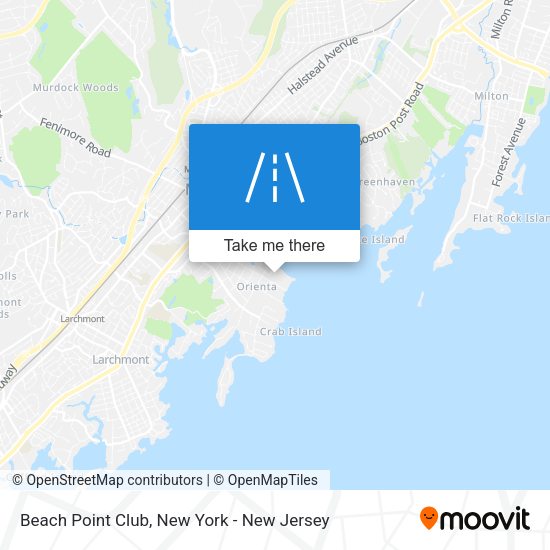 Beach Point Club map