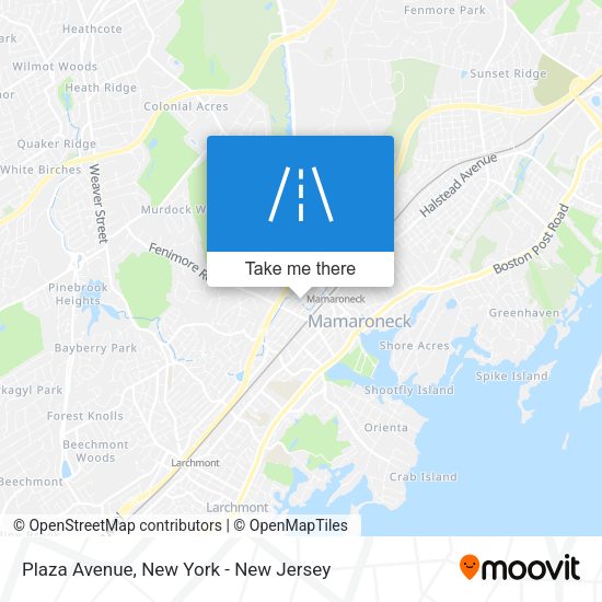 Mapa de Plaza Avenue