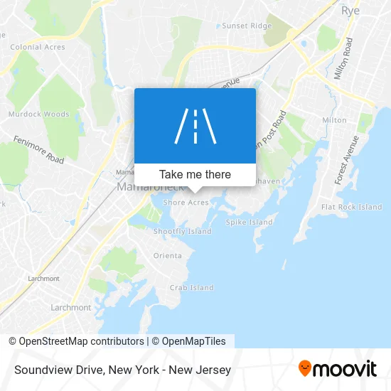 Soundview Drive map