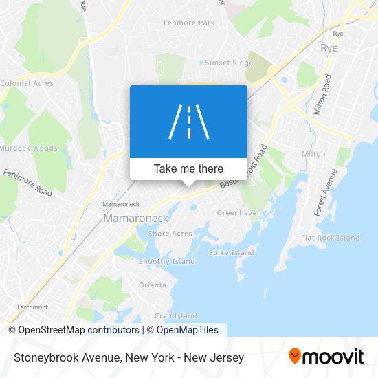 Mapa de Stoneybrook Avenue