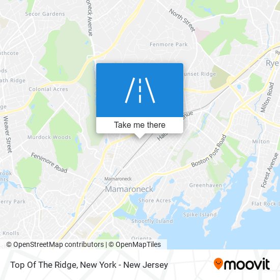 Top Of The Ridge map