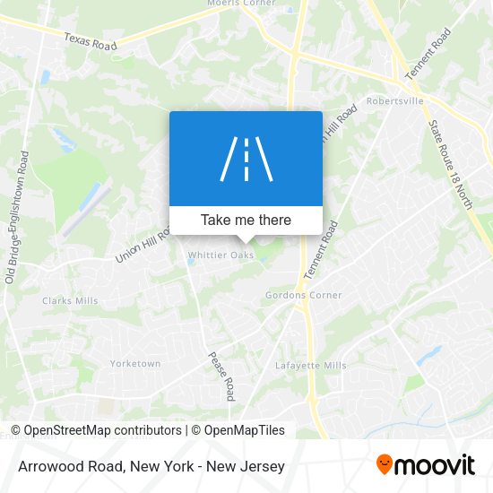 Arrowood Road map