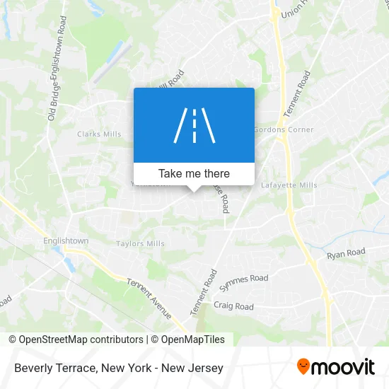 Beverly Terrace map