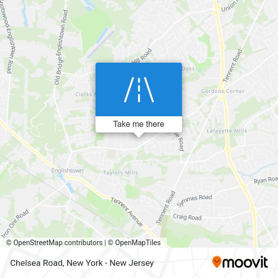 Mapa de Chelsea Road