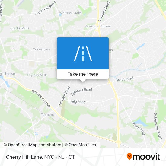 Mapa de Cherry Hill Lane