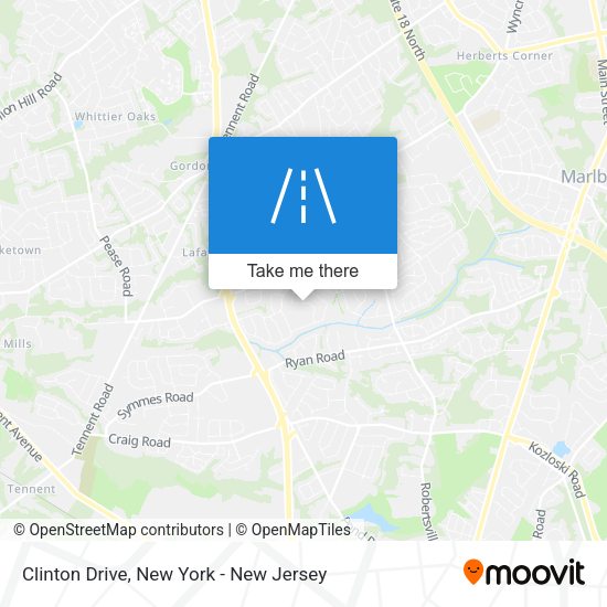 Mapa de Clinton Drive