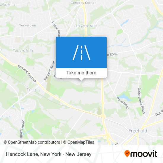 Mapa de Hancock Lane
