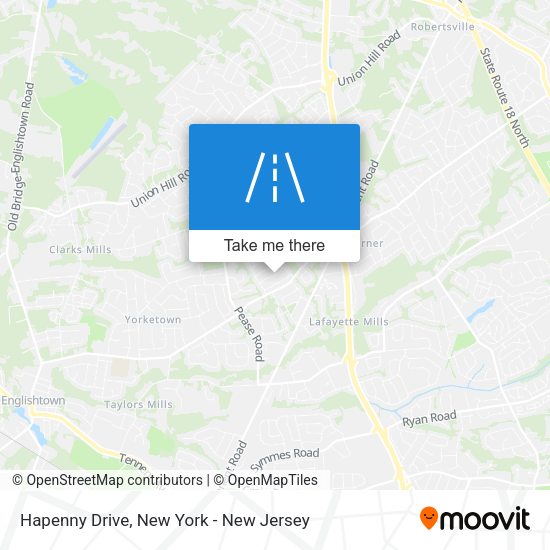 Mapa de Hapenny Drive