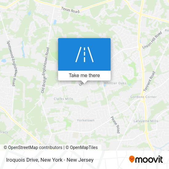 Iroquois Drive map