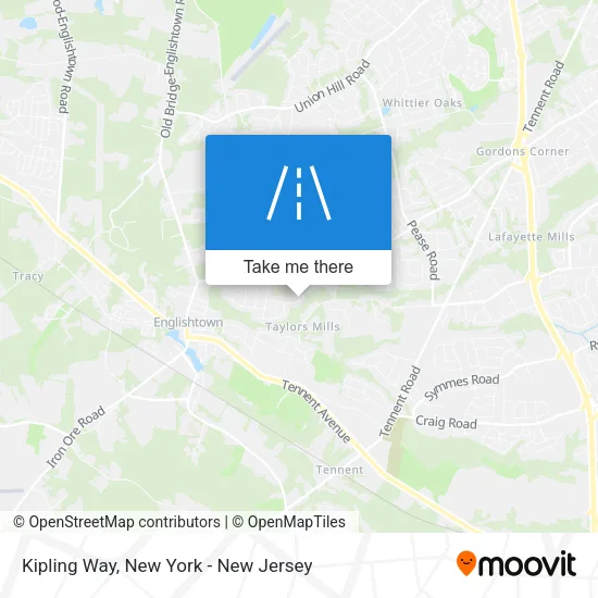 Kipling Way map