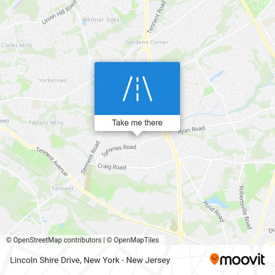 Mapa de Lincoln Shire Drive