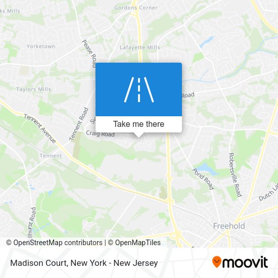 Mapa de Madison Court