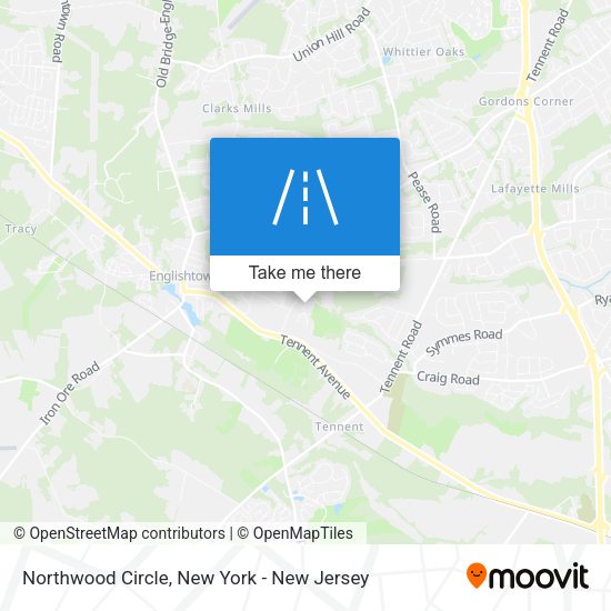 Mapa de Northwood Circle