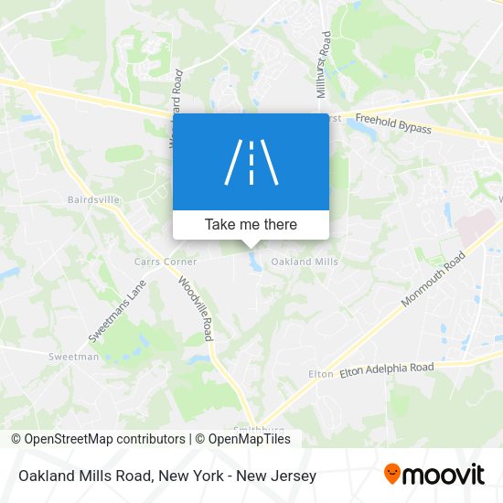 Mapa de Oakland Mills Road