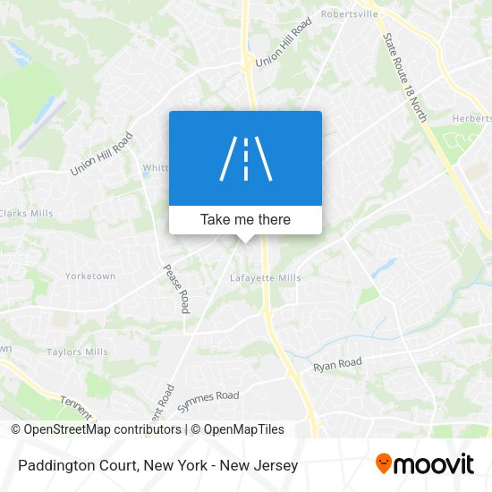 Mapa de Paddington Court