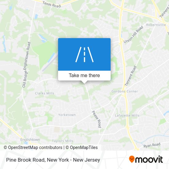 Pine Brook Road map