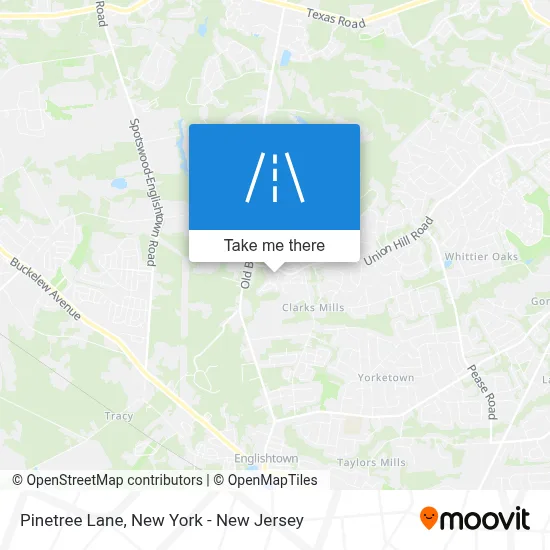 Pinetree Lane map