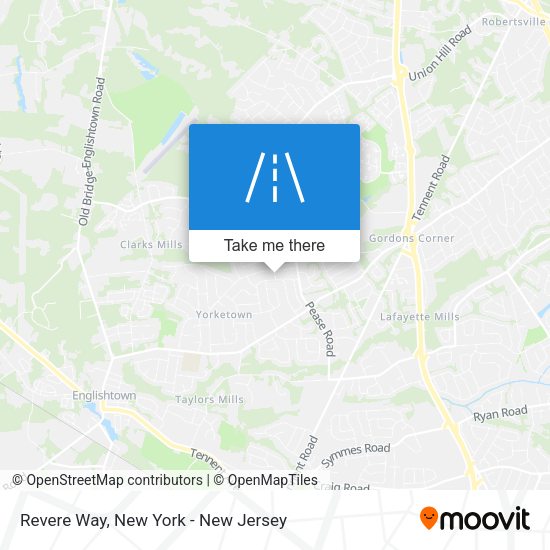 Revere Way map