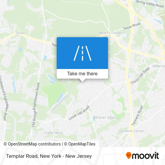 Mapa de Templar Road