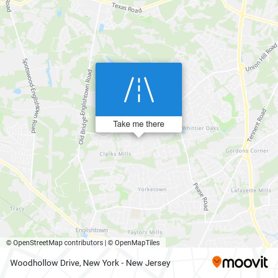 Mapa de Woodhollow Drive