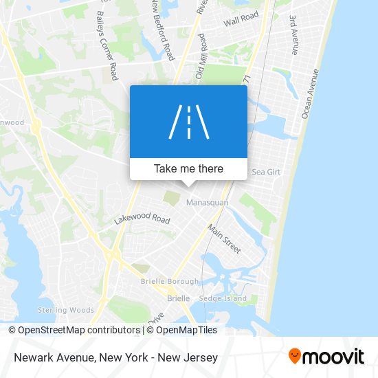 Mapa de Newark Avenue