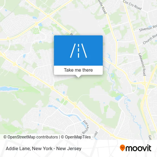 Addie Lane map