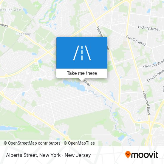 Alberta Street map