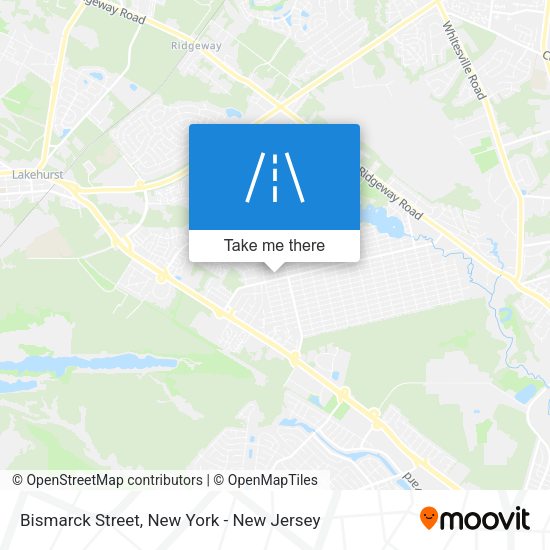 Mapa de Bismarck Street
