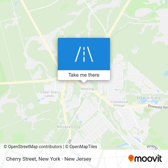 Mapa de Cherry Street