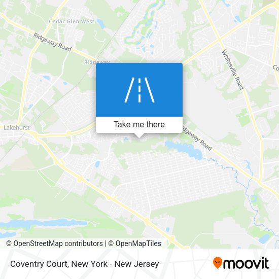 Mapa de Coventry Court
