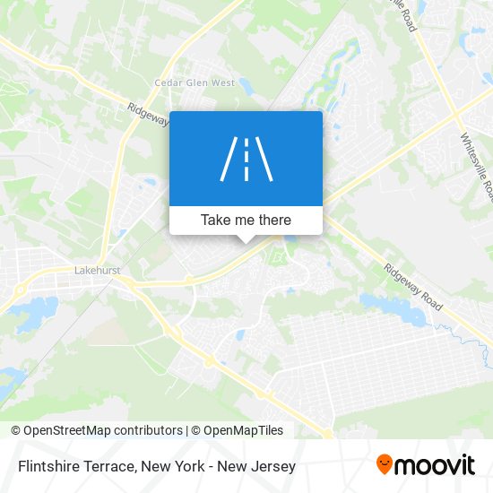 Mapa de Flintshire Terrace