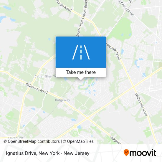 Mapa de Ignatius Drive