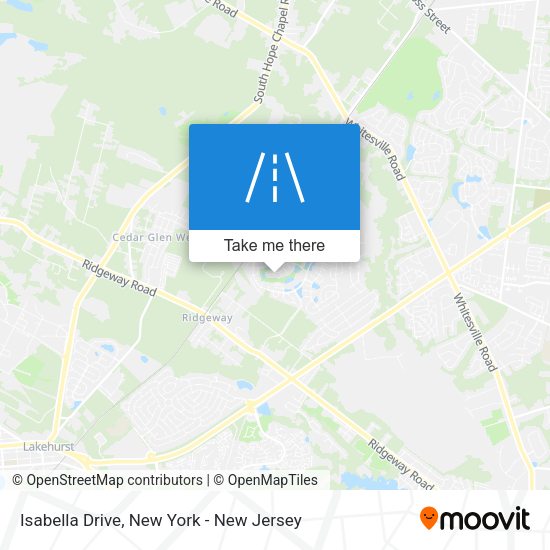 Mapa de Isabella Drive