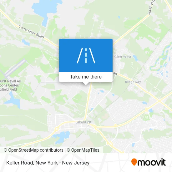 Mapa de Keller Road