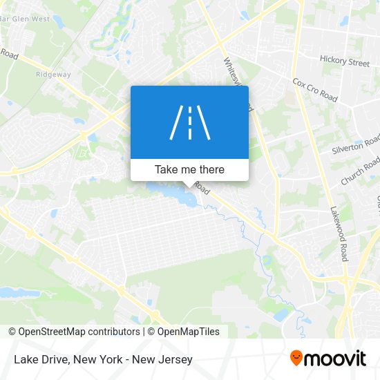 Lake Drive map