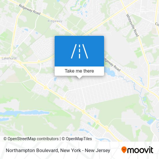 Mapa de Northampton Boulevard
