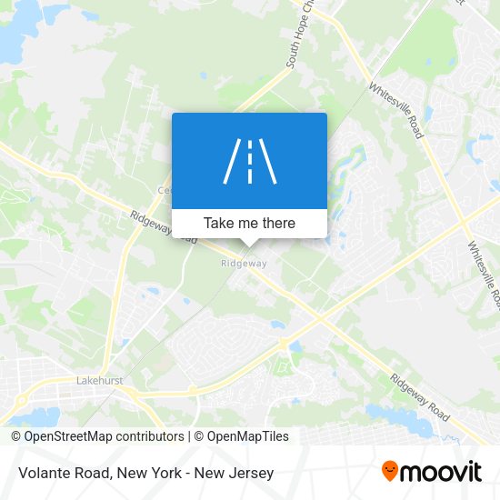 Mapa de Volante Road