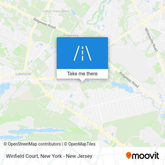 Mapa de Winfield Court