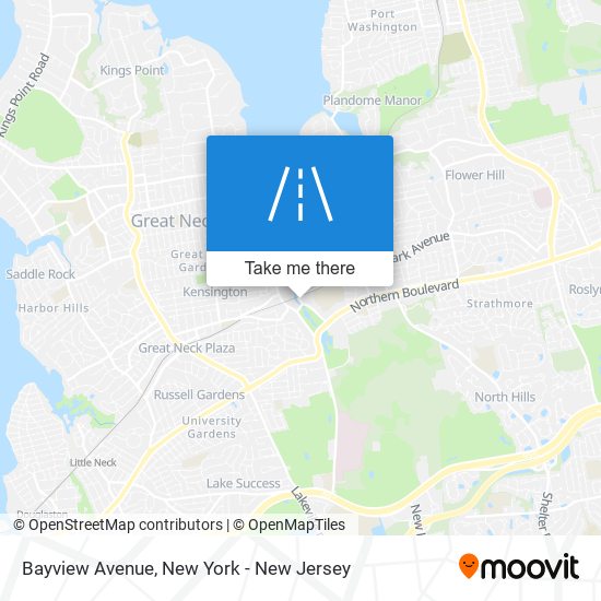 Mapa de Bayview Avenue