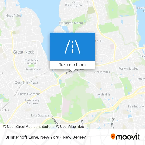 Brinkerhoff Lane map