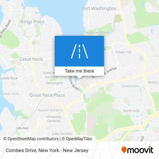 Combes Drive map