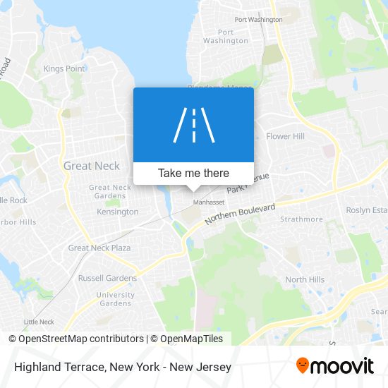 Highland Terrace map