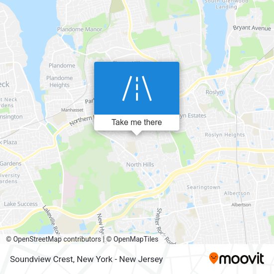 Soundview Crest map