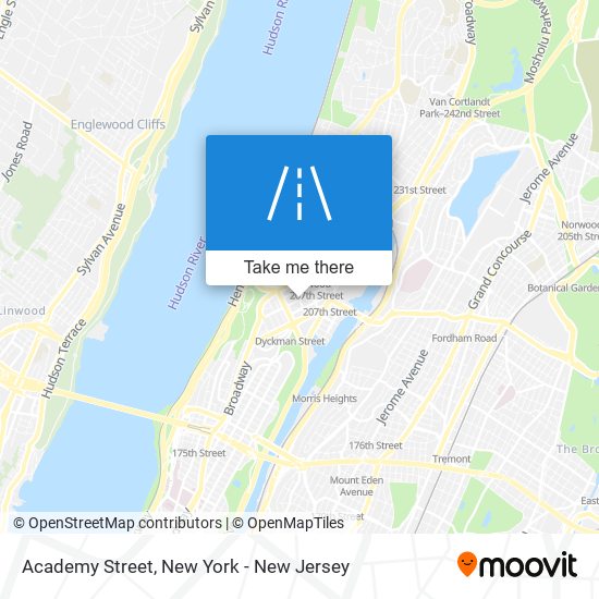 Academy Street map