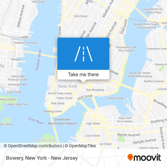 Mapa de Bowery